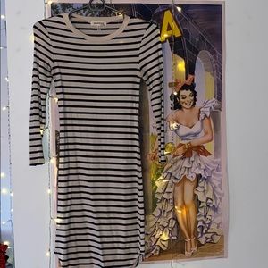 Nautical bodycon dress